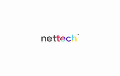 Nettech LLC color company development logo net tech ui uiux