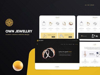 Own Jewelry UI/UX Website Design minimal ui ui ux uidesign webdesign webui