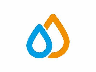 💧🔥 clean dripandflame icon logo logodesign logodesigner minimalistic simple waterandfire