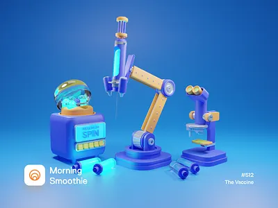 The Vaccine 3d 3d animation 3d art animation blender blender3d diorama health health app health care healthcare illustration isometric isometric design isometric illustration low poly medical medicine medicines vaccine