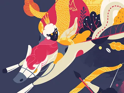 Runaway from Hamlet art story artwork design art digital art illustration jayekang