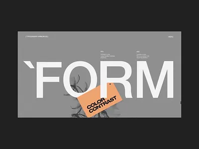 Contrast animation education grid helvetica interaction minimalism poster readymag test typography ui ux webdesign