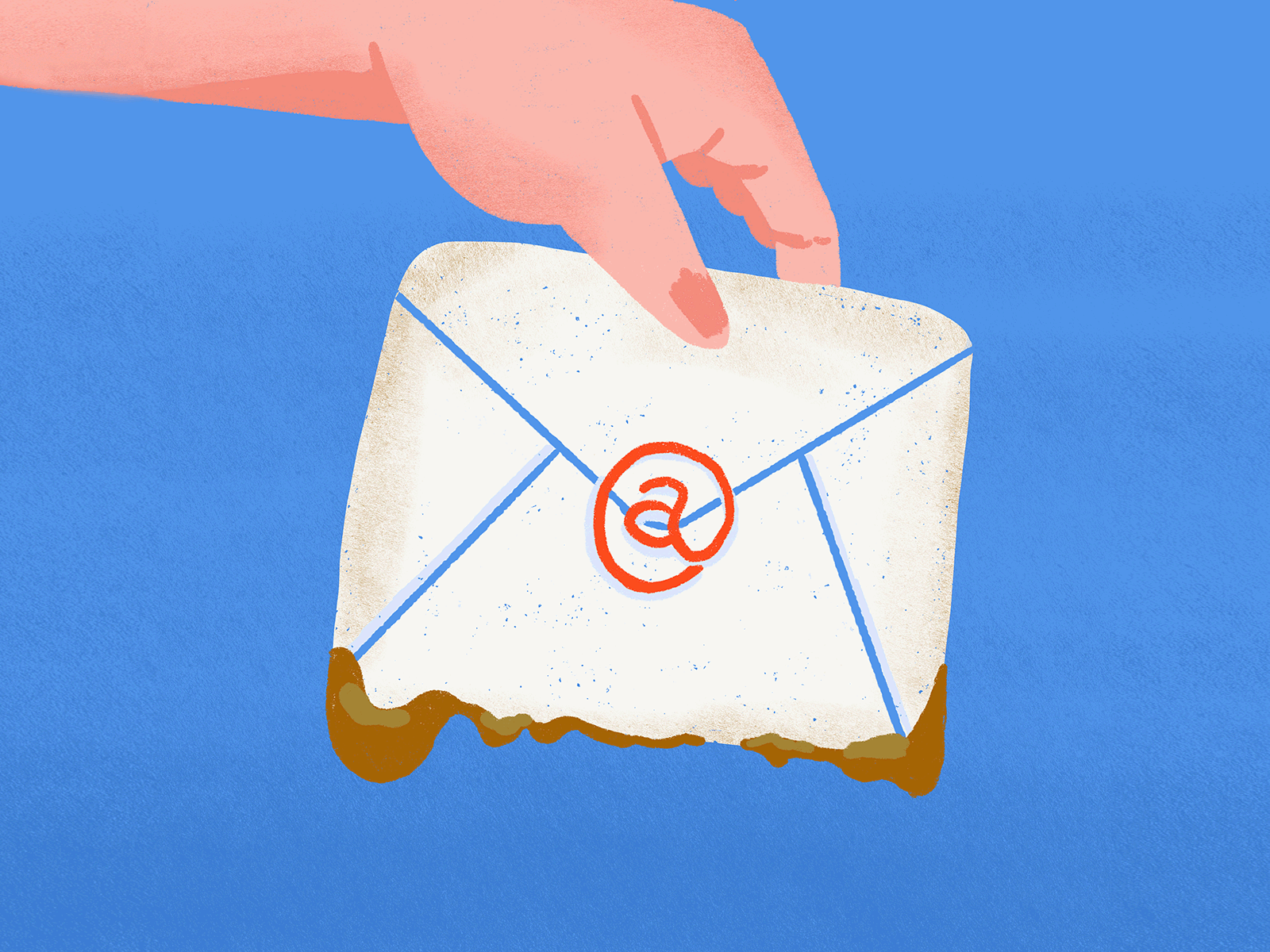 Ewwmail email email design envelop gross illustration mail