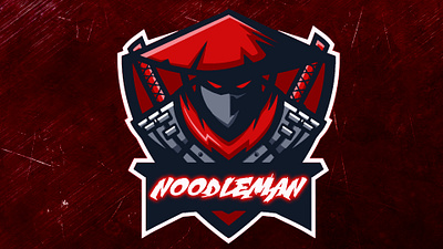 Noodleman GT gamer logo gaming logo logo logo design