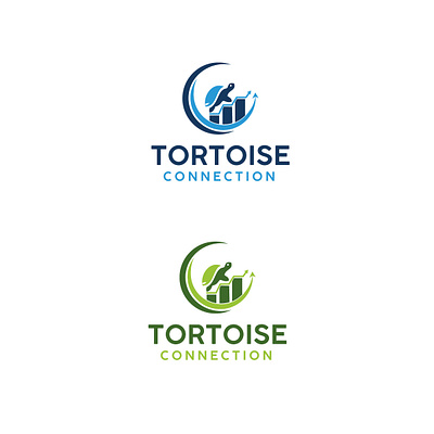 Tortoise Connection accounting career careers corporate training financial logo inancial education logo design