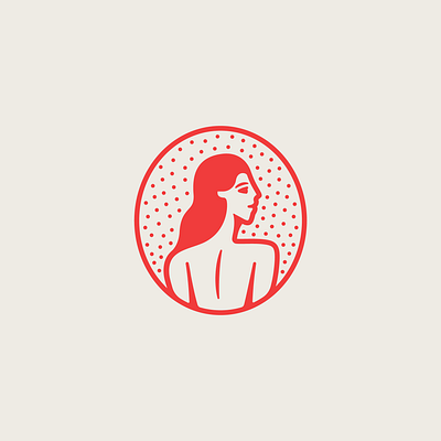 La Vecina pt. I badge branding country design food illustration instagram lady logo mark mexico red restaurant rhode island shop symbol taco tacos taqueria woman