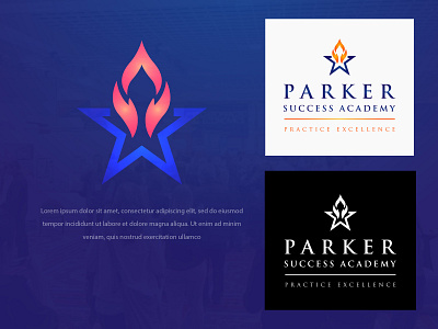 Parker Success Academy colors design logo modern