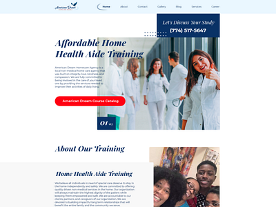 American Dream LLC business clean design ui ux web website design