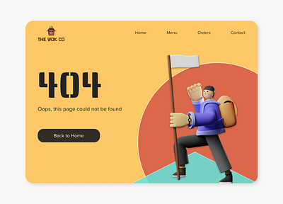 404 page 404 error 404 error page 404 page 404page appdesign brand identity error 404 food app minimal ui ui design user experience user interface ux visual design