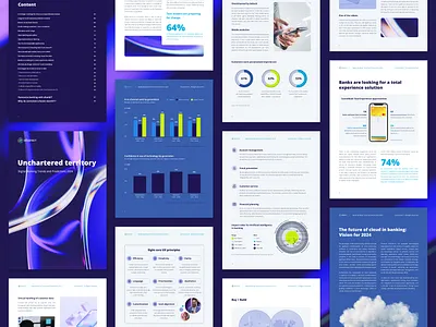 Report – Digital Banking Trends & Predictions 2024 animation branding editorial design fintech graphic design print report social media uiux webdesign