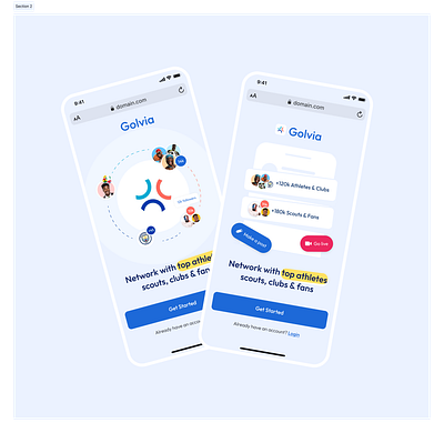 Sports Network Mobile App design figma design illustration mobile app product design social media social network sport app sport network sports ui ui design ux design