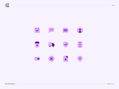 Logistic icon-set design icon logistic ui webapp