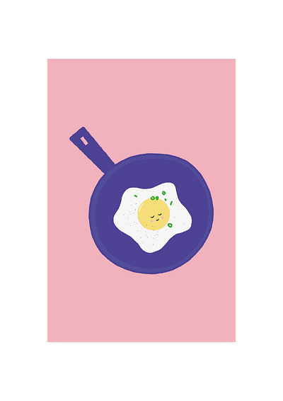 ovo frito design egg illustration vector