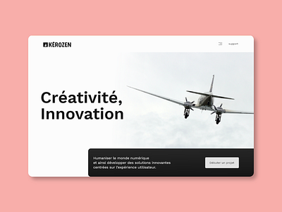 Home page aviation flat design gradient graphic design minimalism portfolio ui uiux ux web design