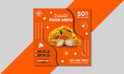 Food Social Media Post Design design facebook post food food social media post social media social media banner social media templates