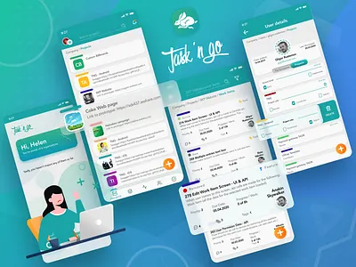 Task 'n Go figma figmadesign mobile design mobile ux popular task managment task n go tasks top ui ux
