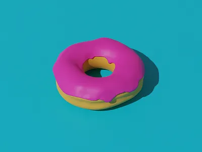 Dougnut 1 3d 3d modeling