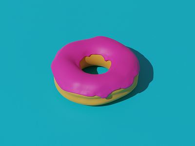 Dougnut 1 3d 3d modeling