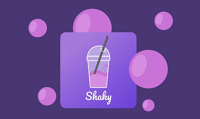 Shaky app design icon illustration logo vector