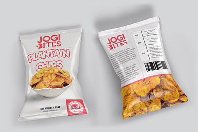 JOGI BITES brand identity branding chips eats minimal packaging white