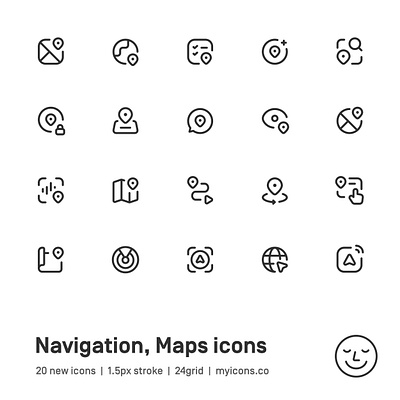 Myicons✨ — Navigation, Maps vector line icons pack essential icons icon design icon pack icons icons design icons pack interface icons line icons sketch sketchicons ui ui design ui designer ui icons ui kit ui pack ui set web design web designer web ui