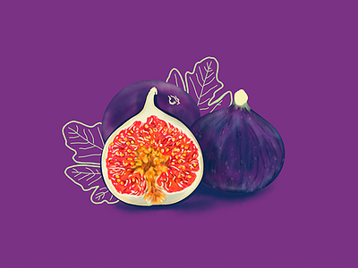 fico flat illustration fruit graphicdesign illustration procreate