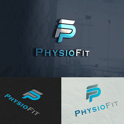 Unique and Modern Physio Fit Logo Design branding branding designer business lgo fp logo logo logo design logo designer logo maker minimal logo pf logo