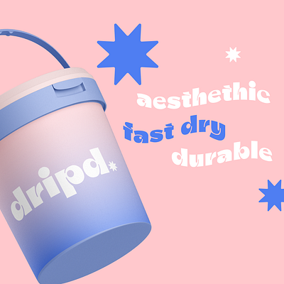 DRIPD | Paint Bucket Brand branding design graphic design illustration logo vector