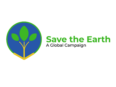 Logo Design for Save the Earth brand brand identity branding design dribble graphic design jt graphics logo logo design logo folio visual identity