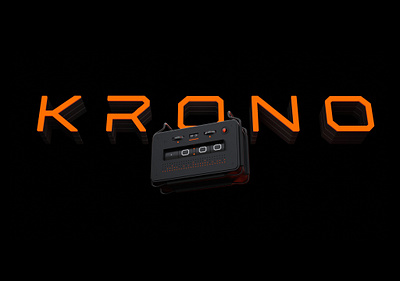 Krono Title 3d alarmclock blender branding design smart speaker smarthome