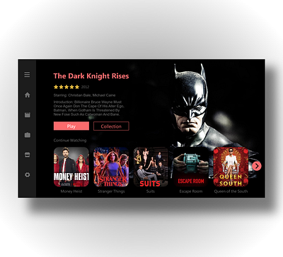 TV App adobe photoshop adobe xd dailyui