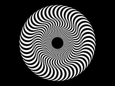 IRIS barcelona custom type eye illustration iris lettering logo modular op art optical art optical illusion psychedelic sergi delgado spain typography