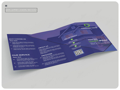 fourfold brochure design template bifold brochure design brochure design flyer design fourfold brochure graphicdesign poster design sellers