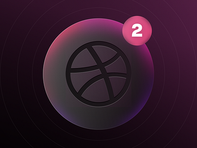 2 Dribbble Invites Giveaway 3d brand design brand identity branding circle design draft dribbble dribbble invite dribbble invite giveaway glass glass circle glasses invitation logo notification vector