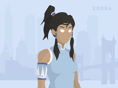 Korra adobe illustrator atla avatar illustration illustrator korra lok vector