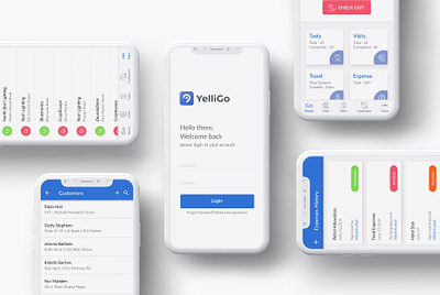YelliGo App app branding design icon logo minimal ui ux