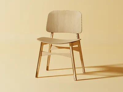 Wooden Chair | 3D Blender 3d blender blender3d