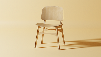 Wooden Chair | 3D Blender 3d blender blender3d