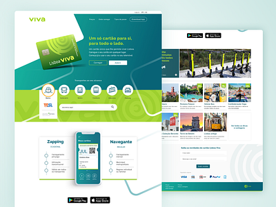 Portal VIVA - UX case study lisboa mobility ui uiux