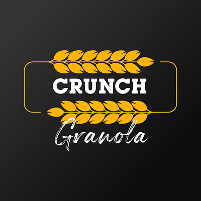 Granola Company Logo crunch dailylogo dailylogochallenge day 21 granola logo vector