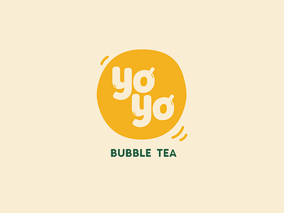 Yoyo Bubble Tea - Logo branding bubble tea logo