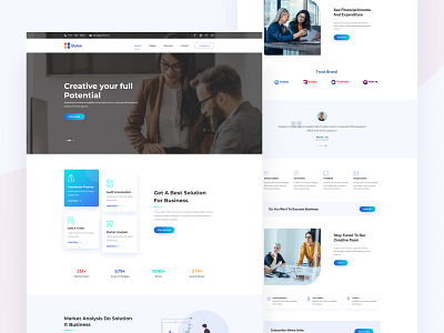 Buiee-Business Template design photoshop psd ui ux web webdesign website