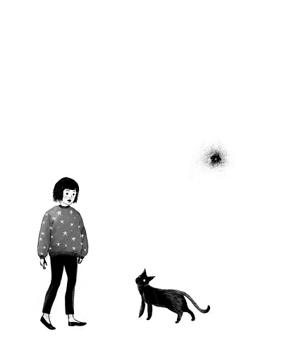 Coraline book illustration book illustration cat coraline coraline book coraline book drawing illustration illustration art illustrations illustrator neil gaiman other mother