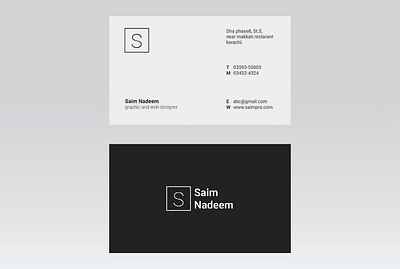 Extremely minimal business card brand identity branding business card logo minimal typography vector