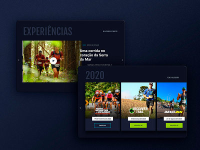 Sports Events Website adventure bike branding design minimal mtb running ui ux webdesign