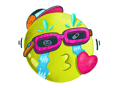 Emoji Character art artwork character design digital art emoji emoticon funart illustration popart visualart