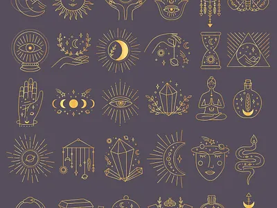 Magic collection branding dashboard design flat icons graphic design icon icons icons design logo social media startup icon