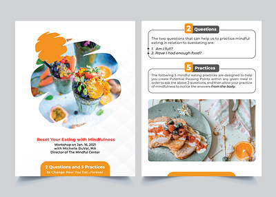 Reset Your Eating with Mindfulness flyer abstract agency banner brochure business corporate cover design email fiverr flyer freepik instagram post psd tempalte