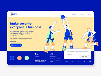 Style tile - Cerby v1 design styletile uidesign webdesign wizelineux