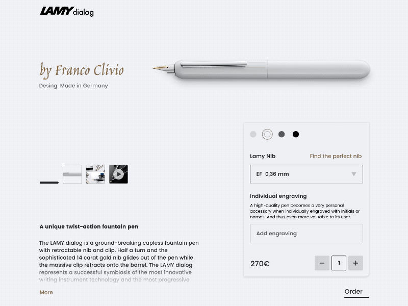 Detail info card customize product e commerce design product card product info product page ui ux